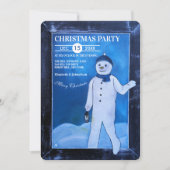 Invitation The Snowman's Escape Christmas Party (Devant)