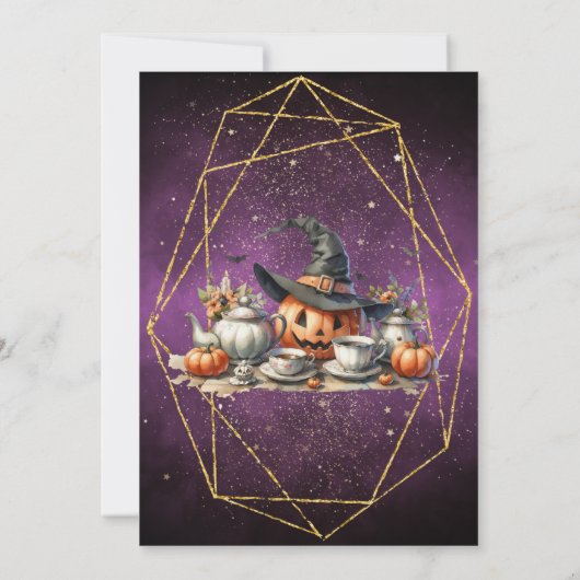 Invitation Thé sorcière (Dos)