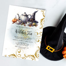 Invitation Thé sorcière