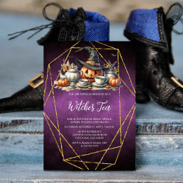 Invitation Thé sorcière