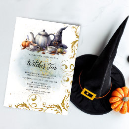 Invitation Thé sorcière