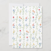 Invitation The Stork Heirloom Rose & Ribbon Baby Shower  (Dos)