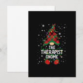 Invitation The Therapist Gnome Family Matching Group Xmas Lig (Devant / Derrière)