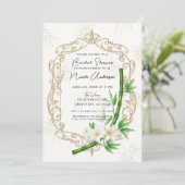 Invitation The Tropical Imperial Bamboo Garden Bridal Shower (Debout devant)
