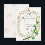 Invitation The Tropical Imperial Bamboo Garden R.S.V.P.<br><div class="desc">RSVP</div>