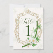 Invitation The Tropical Imperial Bamboo Garden Wedding  (Devant)