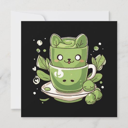 Invitation thé vert matcha (Dos)