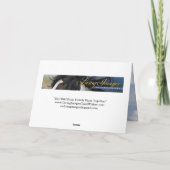 Invitation The Wild Roan Family Runs Greeting Card (Dos)