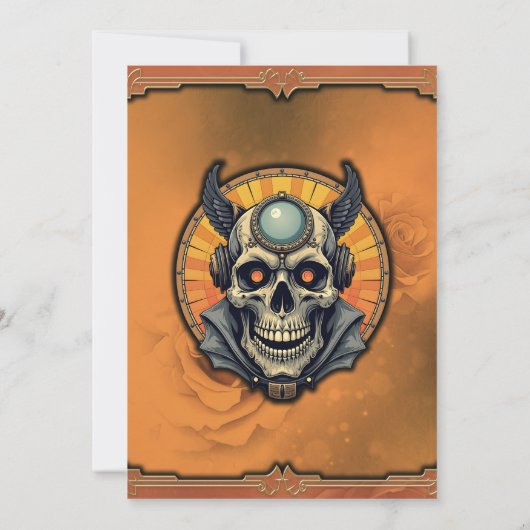 Invitation The winged skull.  (Dos)