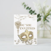 Invitation théâtrale élégante (Debout devant)