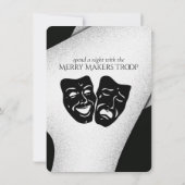 Invitation théâtrale moderne (Dos)