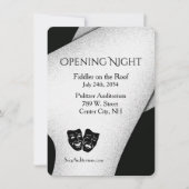 Invitation théâtrale moderne (Devant)