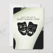 Invitation théâtrale moderne (Dos)