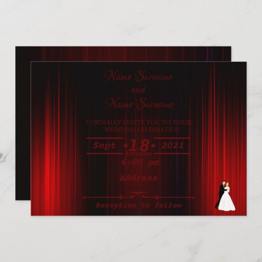 Invitation Théâtre (Devant / Derrière)