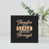 Invitation Théâtre C'est Une Scène Que Les Acteurs Traversent (Debout devant)