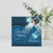 Invitation Théâtre de réception de mariage d'Hollywood (Debout devant)