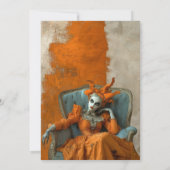 Invitation Théâtre Haunted Halloween Masquerade Party (Dos)