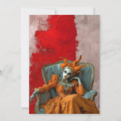 Invitation Theatrical Drama Queen Halloween Party (Dos)