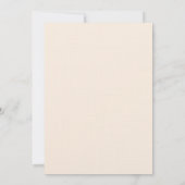 Invitation Théière Blush moderne | Fête des mariées Tea Party (Dos)