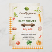 Invitation thématique du marché des légumes pour l (Devant / Derrière)