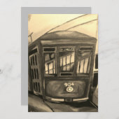 Invitation Thématique Tramway de la Nouvelle-Orléa (Devant / Derrière)