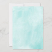 Invitation Thème 1er anniversaire de l'avion de Cute Boy (Dos)