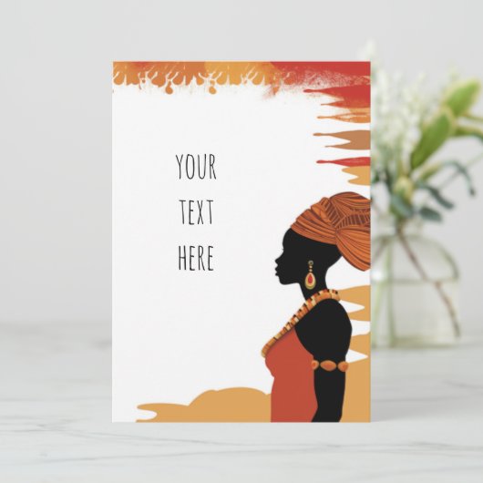 Invitation Thème Afrique (Debout devant)