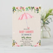 Invitation thème averse d'avril fleur de mai (Debout devant)