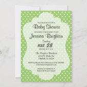 Invitation Thème Baby shower de la Tortue mignonne (Dos)