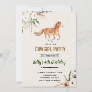 Invitation Thème Boho