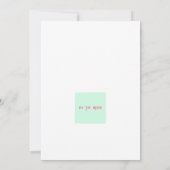 Invitation Thème cerise, design cerise (Dos)
