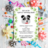 Invitation Thème Cute Panda