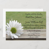 Invitation Thème Daisy (Devant / Derrière)