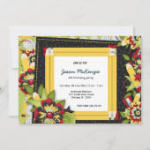 Invitation Thème d'anniversaire de l'école (Devant)