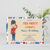 Invitation thème d'anniversaire de petit soldat de (Debout devant)