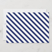 Invitation thème d'anniversaire de ski garçon (Dos)