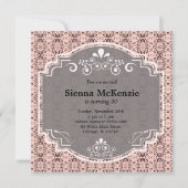 Invitation Thème d'anniversaire japonais (Devant)