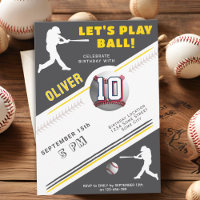 Thème d'anniversaire Joueur de Baseball de Basebal
