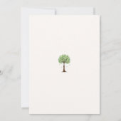 Invitation Thème d'arbre à argent Cadeau communautaire pour l (Dos)