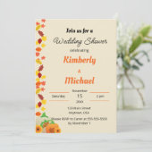 Invitation Thème d'automne pour toutes occasions (Debout devant)