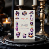 Thème de Baby Shower Pastel Halloween Little Boo