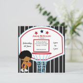 Invitation Thème de basket-ball (Debout devant)