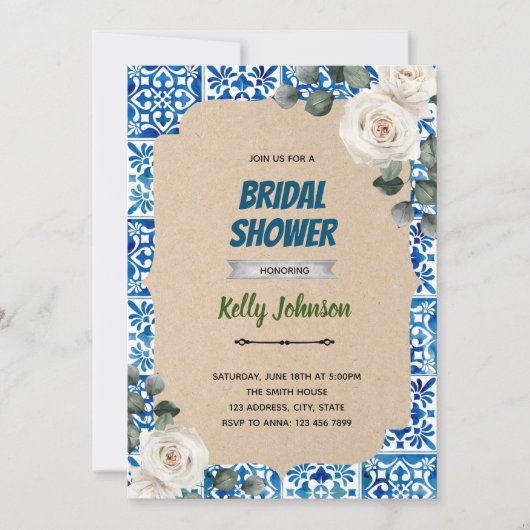 Invitation thème de chinoiserie thème (Devant)