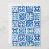 Invitation thème de chinoiserie thème (Dos)