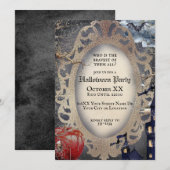 Invitation Thème de conte de fée Halloween Blanche-Neige effr (Devant / Derrière)