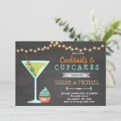 Invitation Thème de conversation autour du cocktail de Cupcak (Debout devant)
