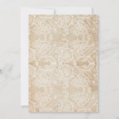 Invitation thème de dîner de la fête des mères (Dos)