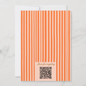 Invitation Thème de douche de mariée d'été italien QR Code (Dos)