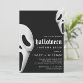 Invitation Thème de fête costumée d'Halloween Fantôme Épouvan (Debout devant)