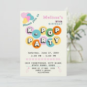 Invitation Thème de fête d'anniversaire musique pop coréenne  (Debout devant)